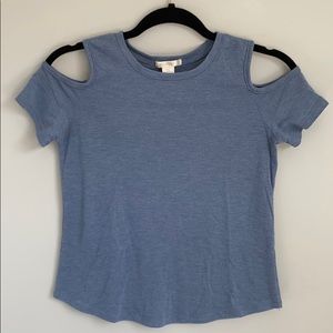 Open Shoulder Tshirt Girls